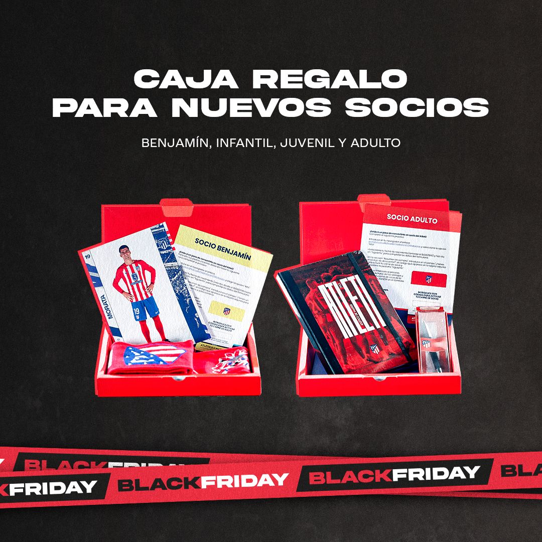 Blackfriday  Regalos del Atlético de Madrid