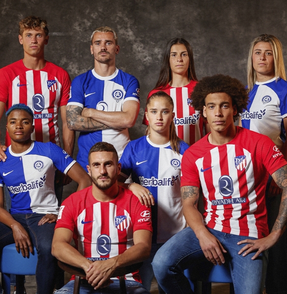 El Atlético presenta su nueva equipación para la campaña 2023-24 
