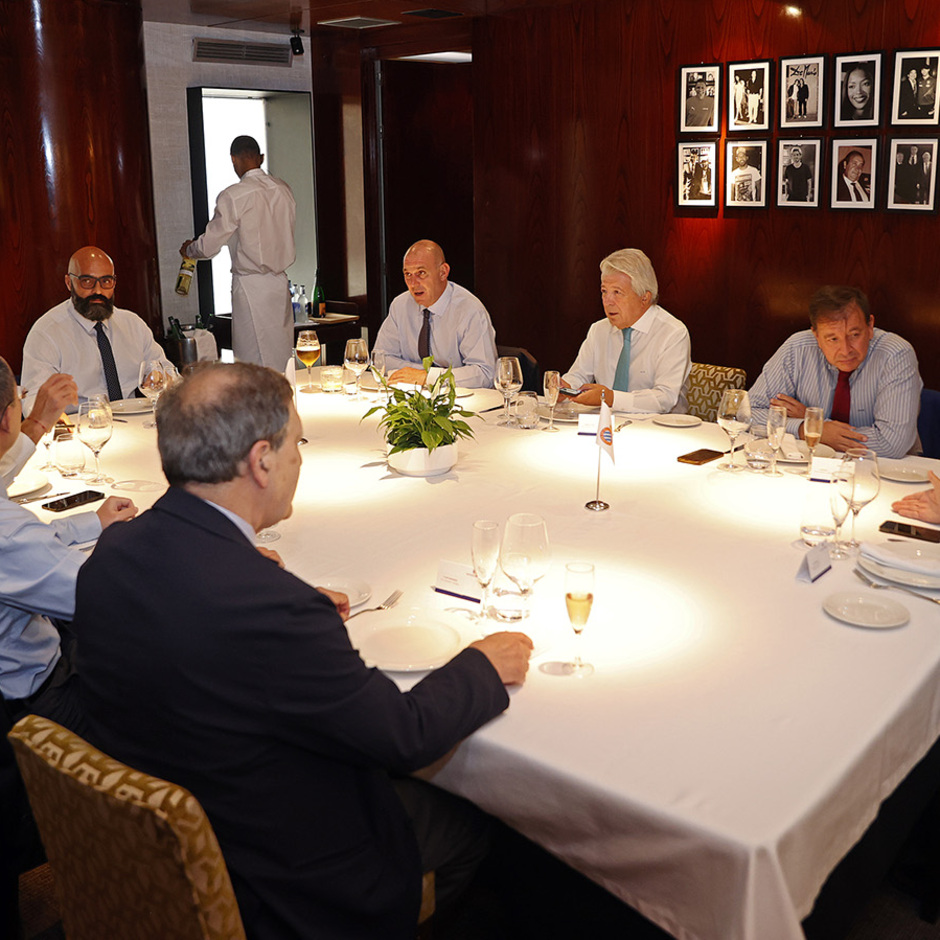 Lunch for the board of directors before Atleti-Espanyol