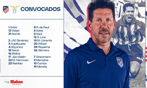 Convocatoria vs Lazio esp