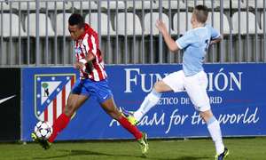 temporada 13/14. Partido Youth League. Atlético-Manchester City