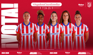 Temp. 24-25 | Jugadora Mahou noviembre | Atlético de Madrid Femenino