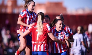 Temp. 24-25 | Atlético de Madrid Femenino - Levante | Celebración gol Jensen