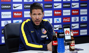 temporada 13/14. rueda de prensa de Diego Pablo Simeone en Majadahonda