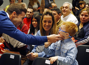 temporada 15/16. Acto presentación calendario Fundación. Estadio Vicente Calderón