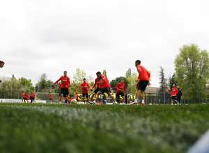 Temporada 2015-2016.Entrenamiento en la ciudad deportiva Wanda Atlético de Madrid 29_04_2016.