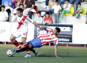 Imagen del la final del Mundialito Sub17 entre el Atlético de Madrid y River Plate