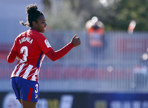 Temporada 17-18. Partido Atlético de Madrid femenino- Santa Teresa. Ludmila.