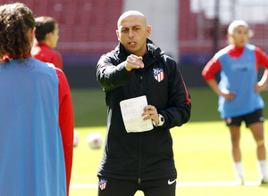 Temp. 17/18 | Entrenamiento Femenino Wanda Metropolitano | 16-03-2018 | Villacampa