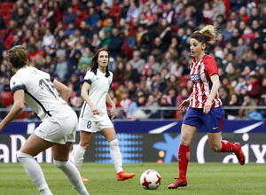 Temporada 17/18 | Estreno del femenino en el Wanda Metropolitano | 17/03/2018 | Atleti - Madrid CFF | Esther González