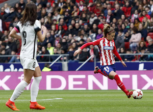 Temporada 17/18 | Estreno del femenino en el Wanda Metropolitano | 17/03/2018 | Atleti - Madrid CFF | Carmen Menayo