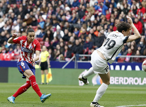 Temporada 17/18 | Estreno del femenino en el Wanda Metropolitano | 17/03/2018 | Atleti - Madrid CFF | Aurelie Kaci