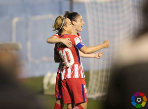 Temp. 17/18 | Atlético de Madrid Femenino | 24-03-18 | Jornada 24 | Esther y Amanda