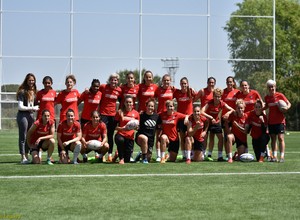 Temp. 17-18 | Atlético de Madrid Femenino | Visita de Patricia García jugadora de rugby