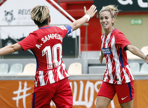 Temp. 17-18 | UD Granadilla Tenerife - Atlético de Madrid Femenino | Semifinal de la Copa de la Reina | Celebración