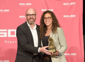 Temp 17/18 | Atlético de Madrid Femenino | Andrea Falcón en XII Gala del Deporte de Argamasilla de Alba 