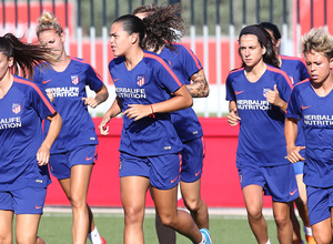 Temp. 18-19 | Primer entrenamiento del Atlético de Madrid Femenino en la Ciudad Deportiva Wanda | 