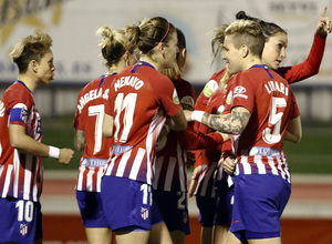 Temporada 18/19 | Madrid CFF - Atlético de Madrid Femenino | Olga celebración