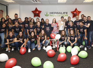 Temp.2018-2019. Atlético de Madrid Femenino visita a la sede de Herbalife