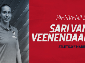 Creatividad fichaje Sari van Veenendaal | Atlético de Madrid Femenino