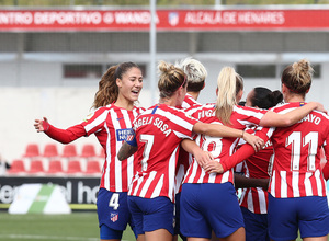 Temp. 19-20 | Atlético de Madrid Femenino - Madrid CFF | Celebración piña