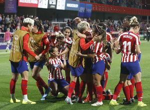 Temp. 19-20 | Atlético de Madrid Femenino-Manchester City | UWCL | Celebración