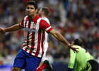 Temporada 2013/2014 Real Madrid - Atlético de Madrid Diego Costa tras su tanto en el Bernabéu