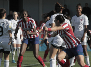 Temporada 19/20 | Atlético de Madrid Femenino - CD Tacón | Celebración Meseguer