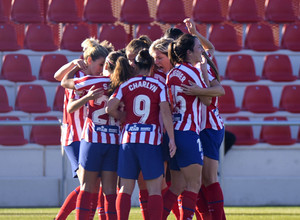 Temporada 19/20 | Atlético de Madrid Femenino - Sporting de Huelva. Celebración