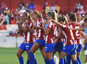 Temp. 21-22 | Atlético de Madrid Femenino - Rayo Vallecano | Celebración Maitane 