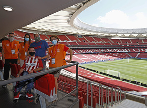 Temporada 21/22 | Atlético de Madrid - Athletic Club | Voluntarios de la Fundación ONCE