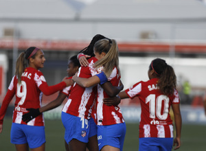 Temp. 21-22 | Atlético de Madrid Femenino - Levante | Celebración Tounkara