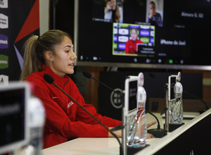 Temp. 21-22 | Supercopa de España | Rueda de prensa Atlético de Madrid Femenino | Laia Aleixandri