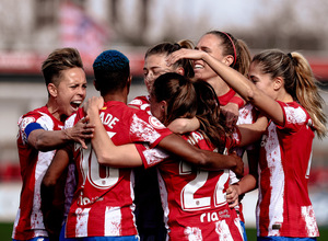 Temp. 21-22 | Atlético de Madrid Femenino - Sevilla | Piña celebración