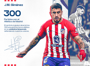 Giménez 300 partidos