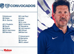 Convocatoria ESP vs Rayo