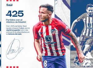 Saúl 425 partidos