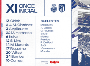 Once vs Mallorca ESP