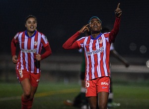 Temp. 24-25 | Cacereño - Atlético de Madrid Femenino | Copa de la Reina | Ajibade celebración