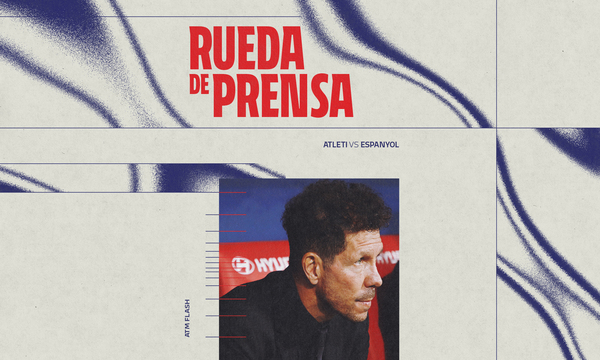 Simeone analizó el Atleti - Espanyol en rueda de prensa