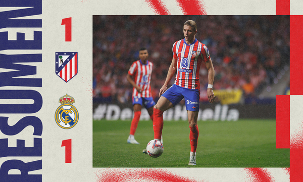 Resumen del Atleti 1-1 Real Madrid