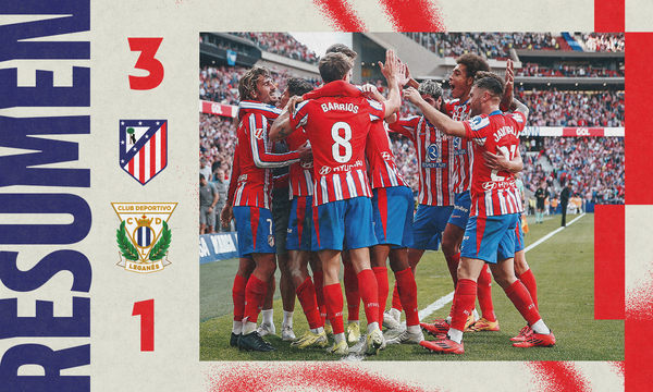 Las mejores acciones del Atlético de Madrid 3-1 Leganés