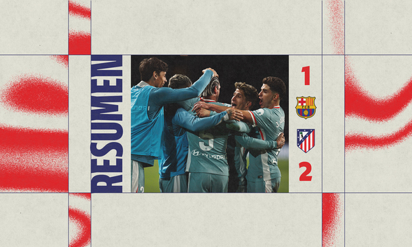 Resumen Barcelona 1 - 2 Atlético