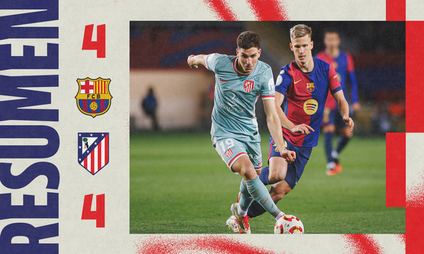 Partidazo y tablas en Barcelona